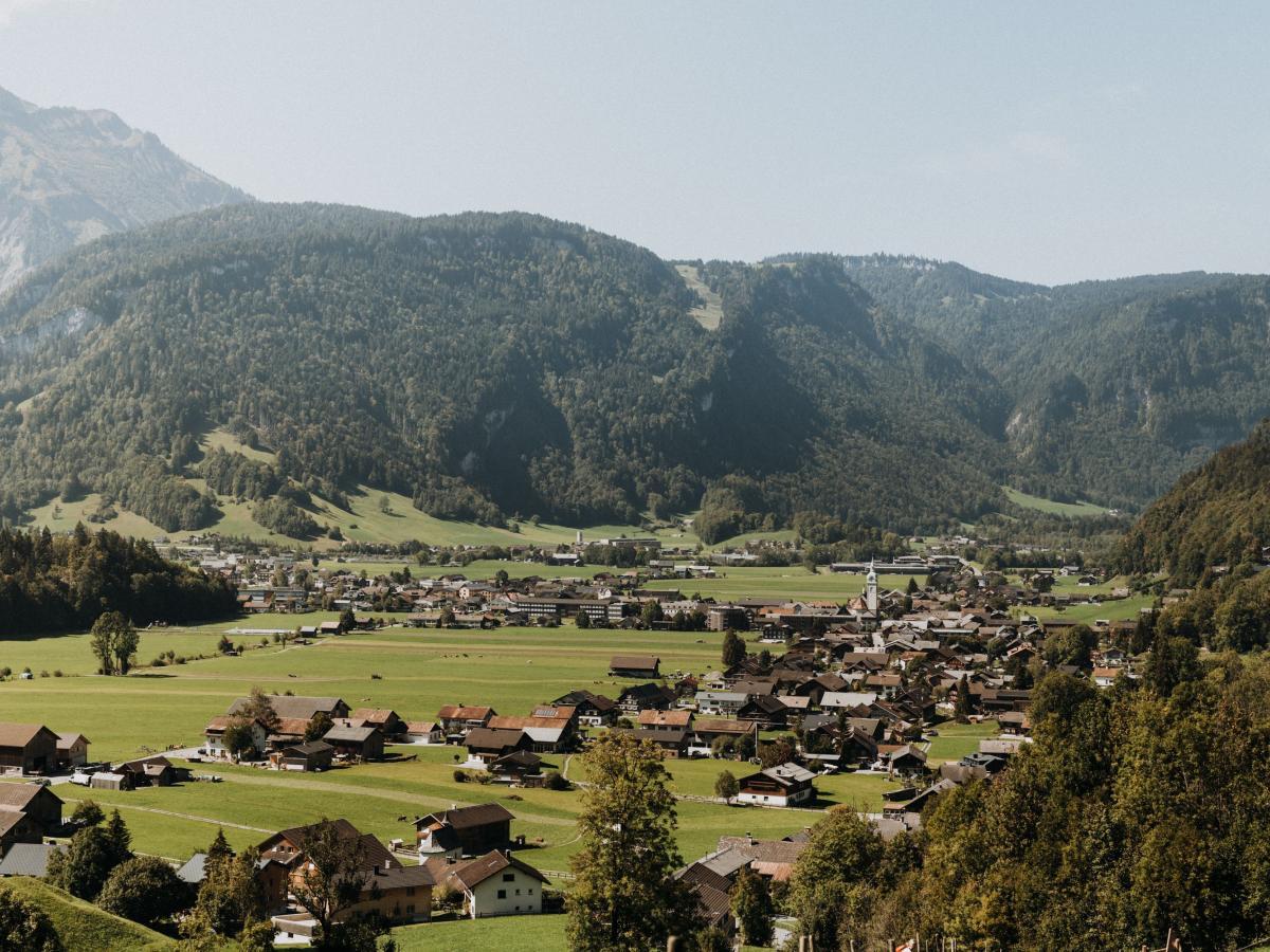Ansicht auf Bezau im Bregenzerwald